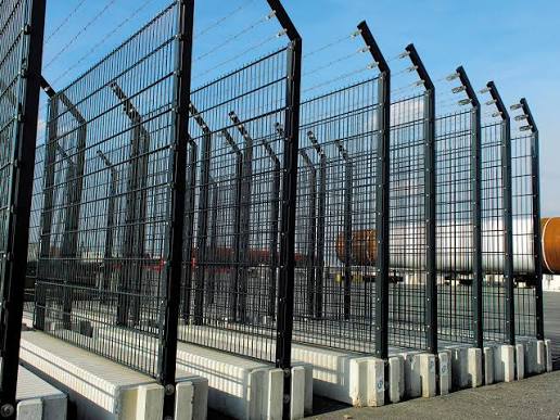 Security fence example